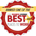 CNY Business Journal Best Places to Work stamp for 2020