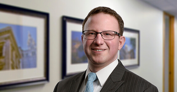 Head shot of Nick Shires partner at Dannible & McKee LLP